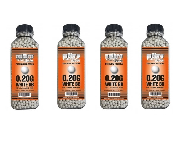 MILBRO TACTICAL DIVISION 6mm WHITE BB's
