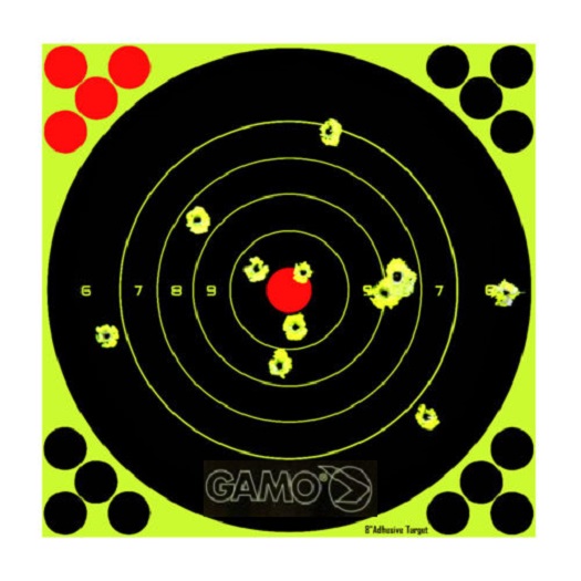 Gamo Hi-Viz Green & Black 20cm Splatter Air Rifle Targets