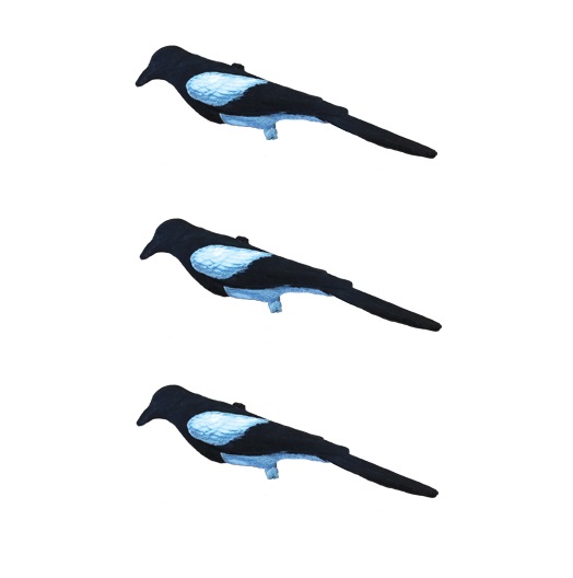 Flocked Magpie Shell Decoy