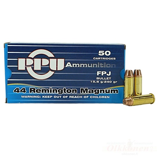 PPU .44 REM MAG FMJ FP 240g