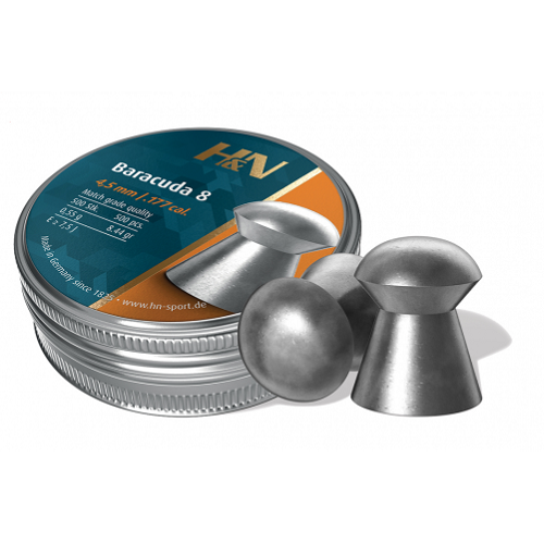 H&N BARACUDA 8 PELLETS .177