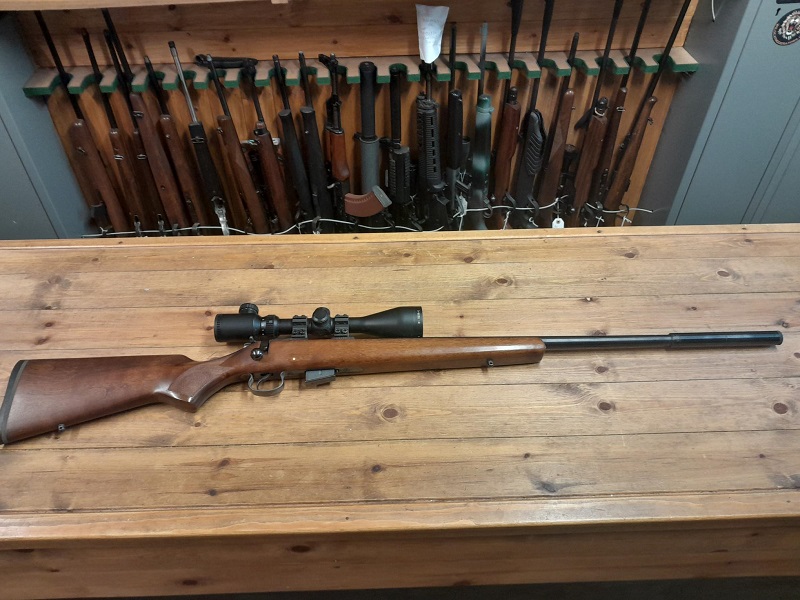 USED R/H CZ 452 AMERICAN .17HMR RIFLE