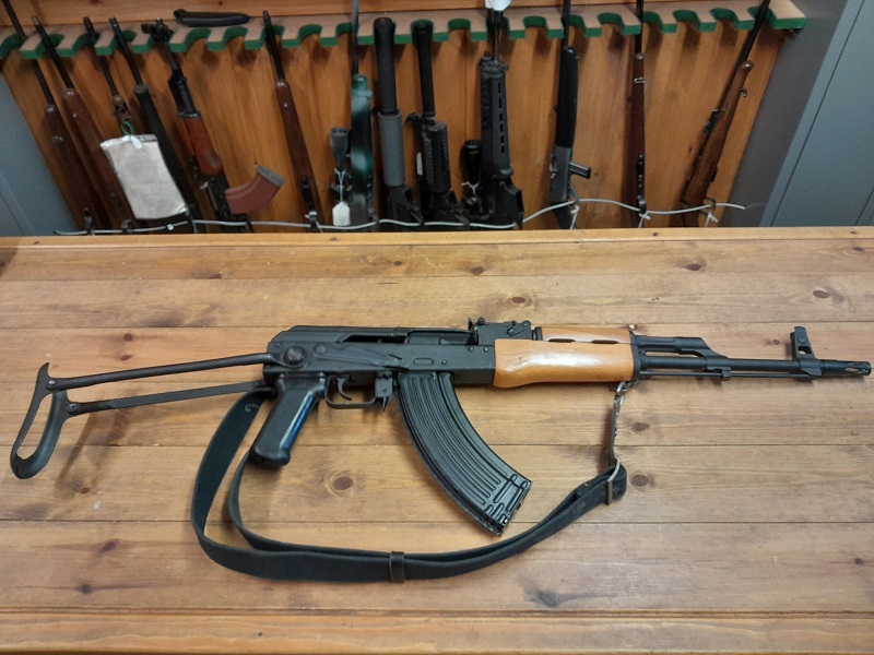 PRE OWNED ROMANIAN AKMS 7.62 X 39