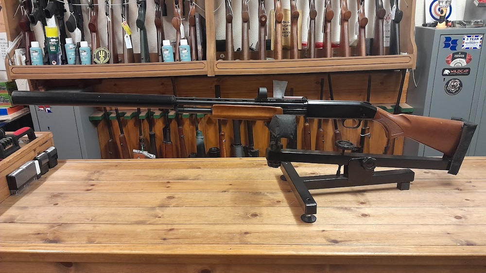 PRE OWNED .410 MOSSBERG SILENCED SHOTGUN