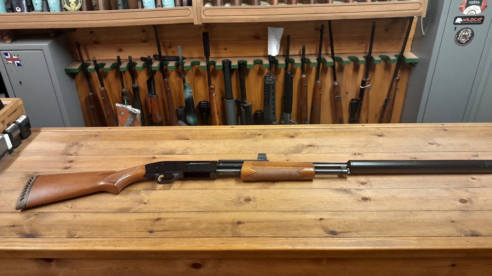 PRE OWNED .410 MOSSBERG SILENCED SHOTGUN