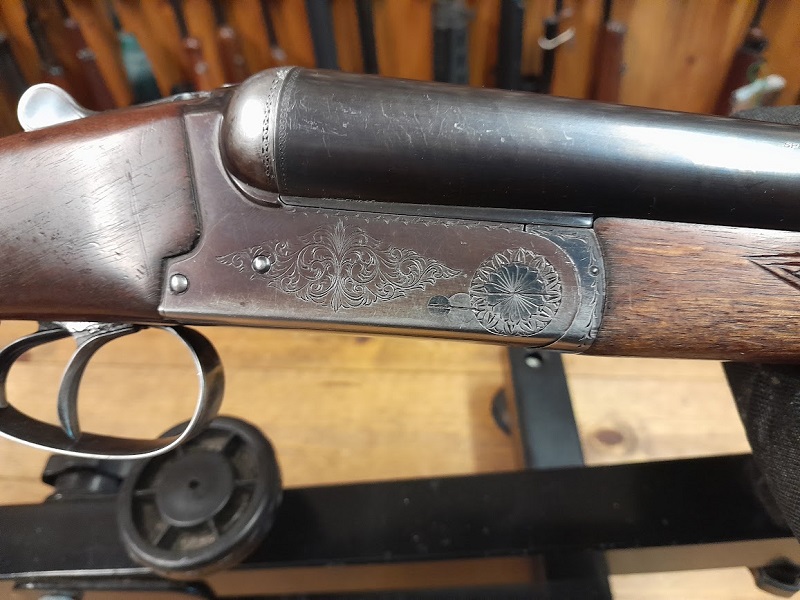 PRE OWNED MIROKU 12G SIDE BY SIDE SHOTGUN