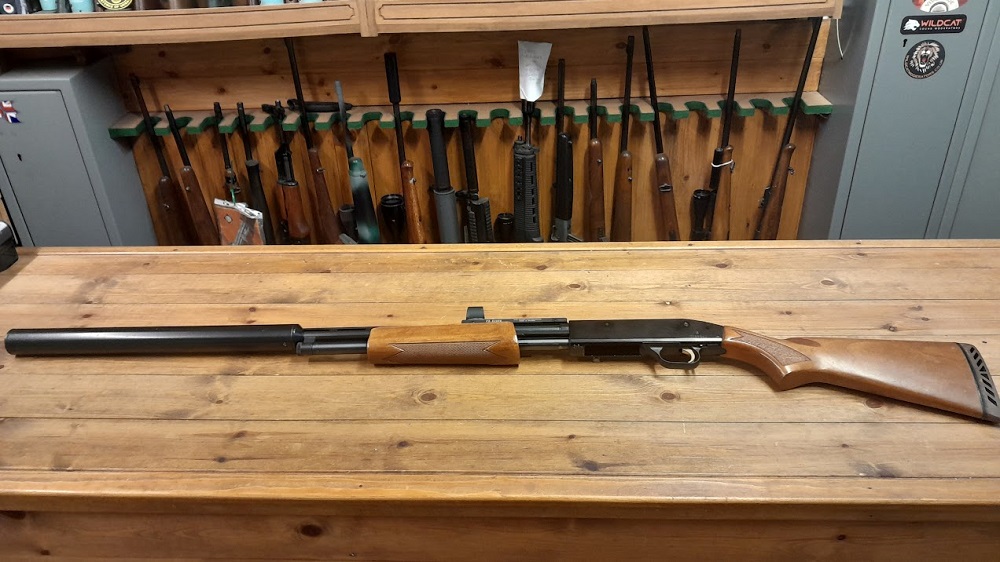 PRE OWNED .410 MOSSBERG SILENCED SHOTGUN