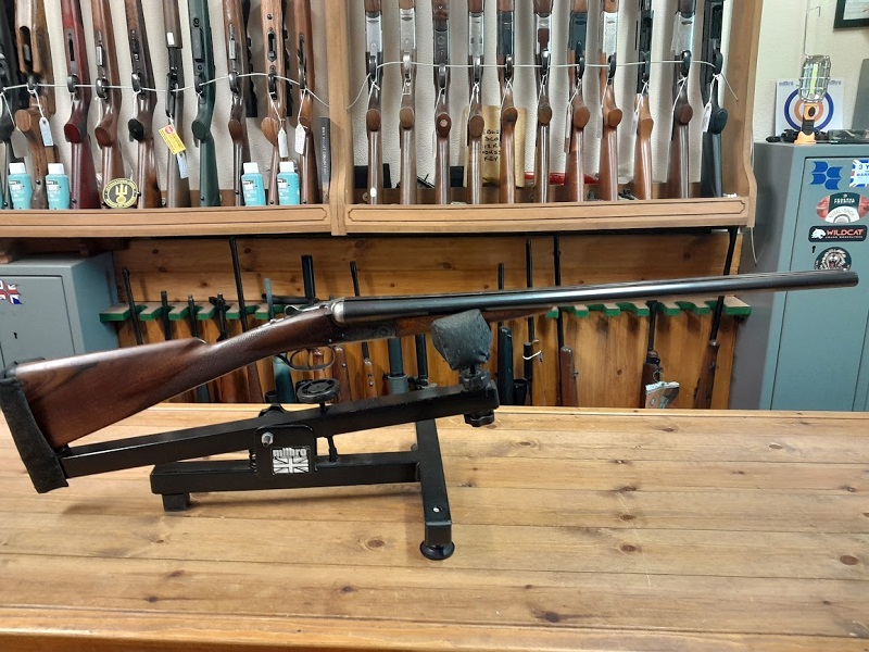 PRE OWNED MIROKU 12G SIDE BY SIDE SHOTGUN