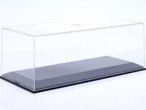  VITRINES INDIVIDUAIS 1/18  - TAMANHO COMPRIMENTO 32,1CM X LARGURA 14,3CM X ALTURA 10,2CM 