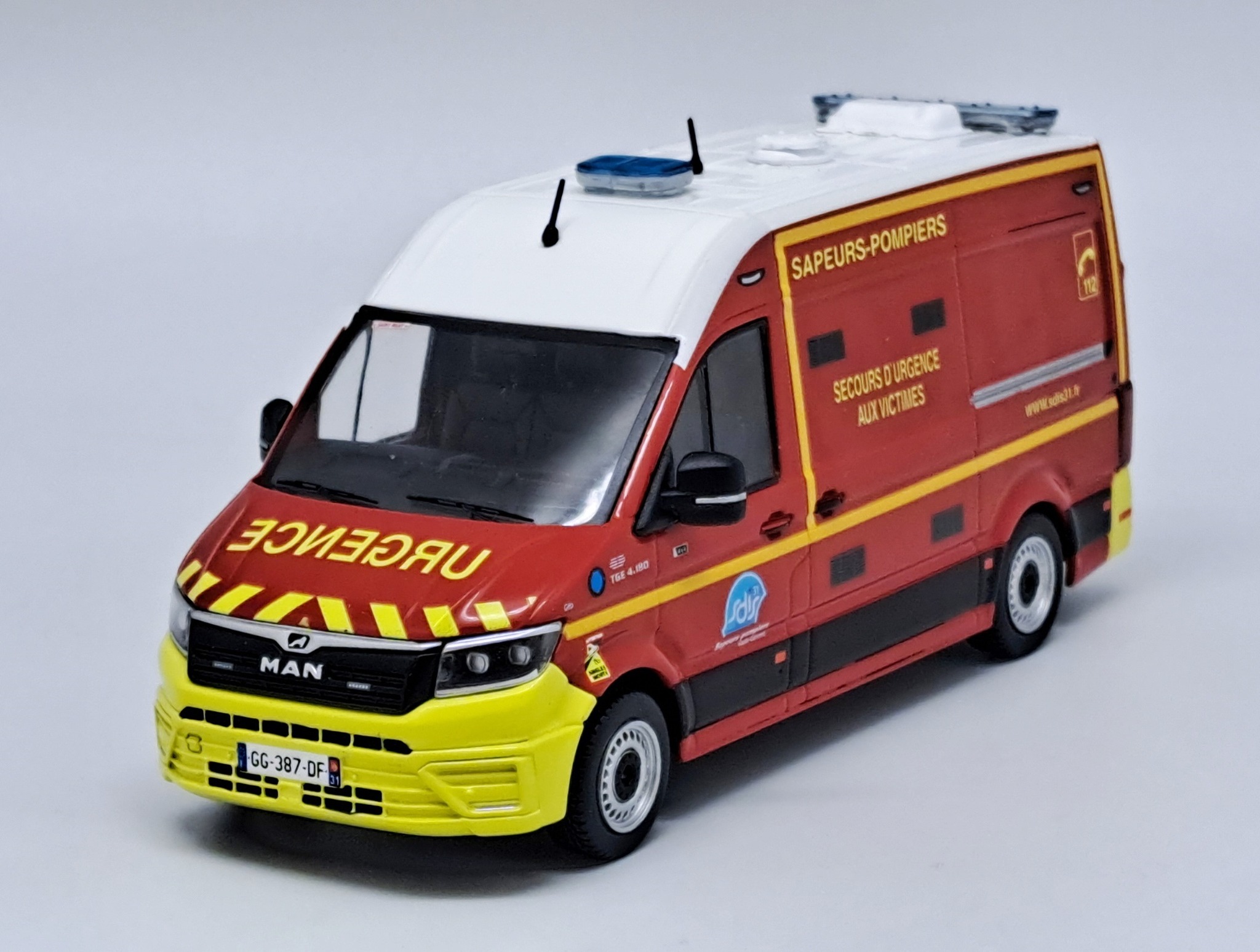Man TGE L2H2 Gifa Vsav Sdis 31 - Haute-Garonne Edição limitada a 503 peças
