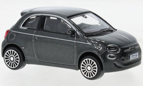Fiat 500e, cinza metálico, 2021 