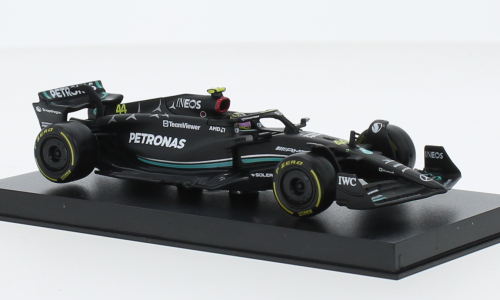 Mercedes AMG W14 E Performance, No.44, equipe Mercedes AMG Petronas Fórmula 1, Petronas, fórmula 1, L.Hamilton, 2023 caixa de acrilico