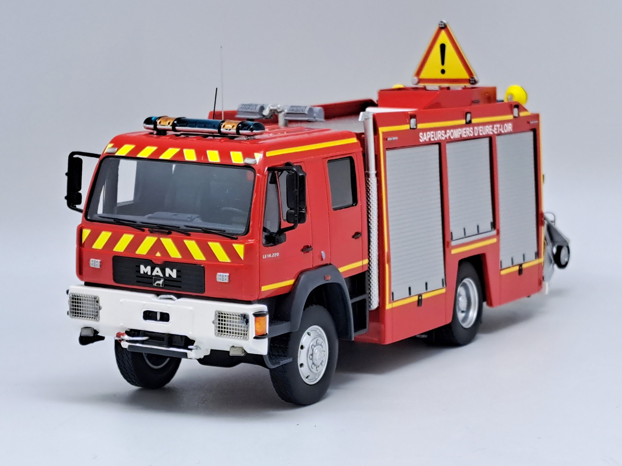 Man LE 14.220 Bemaex FSR Sdis "28 - Eure-et-Loir" Balisage Jaune - EDIÇÃO LIMITADA A 175 PEÇAS