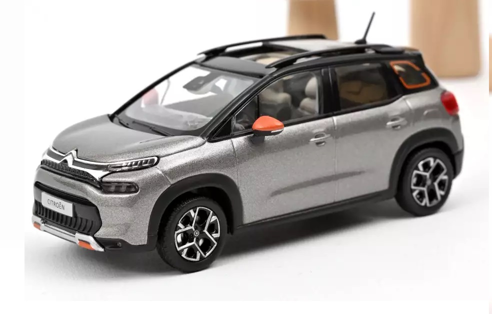 Citroën C3 Aircross 2021 Cinza Platina e Preto 