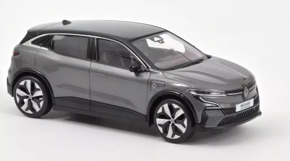 Renault Megane E-Tech 100% elétrico 2022 Shadow Grey e preto 