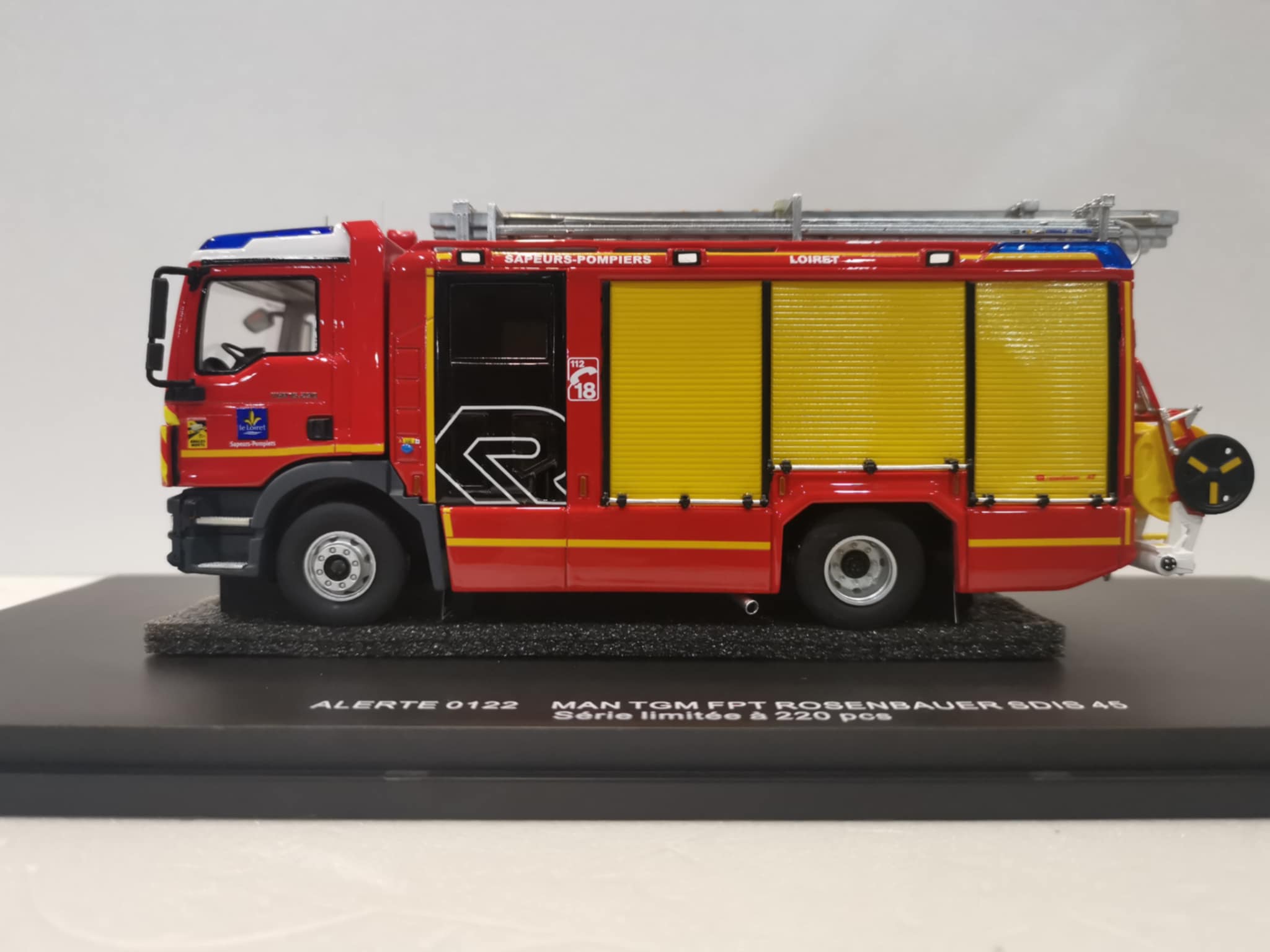 MAN TGM ROSENBAUER SDIS 45 LOIRET  EDIÇÃO LIMITADA A 220 PEÇAS 