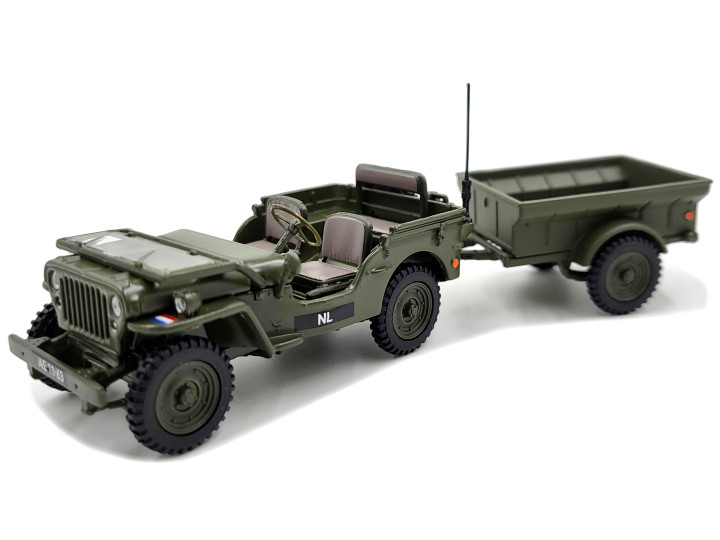 NECAF 1/4 TON - NL 1955 AANHANGER (OPEN TOP)