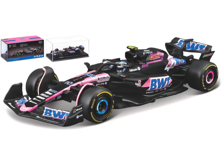 BWT Racing ALPINE A524 #10 PIERRE GASLY 2024 Com capacete 