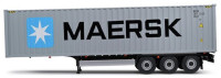 TRAILER DE CONTAINER SOLIDO + CONTAINER CMA CGM 