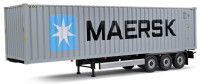 TRAILER DE CONTAINER SOLIDO + CONTAINER CMA CGM 