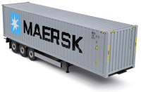 TRAILER DE CONTAINER SOLIDO + CONTAINER CMA CGM 