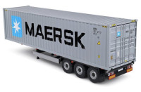 TRAILER DE CONTAINER SOLIDO + CONTAINER CMA CGM