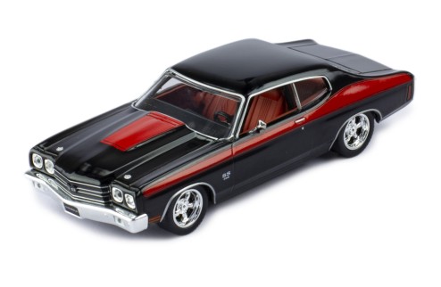 Chevrolet Chevelle SS, preto vermelho, 1970 