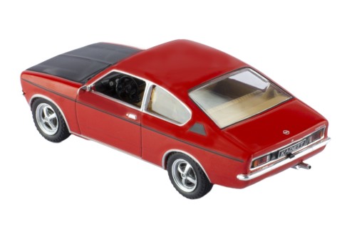 Opel Kadett C Coupe SR, vermelho preto fosco, 1976