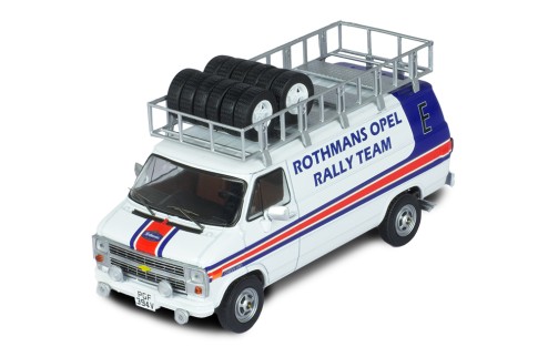 Chevrolet G-series Van, Rothmans Opel Rally team, Rothmans, Assistance with roof rack And wheels, 1983