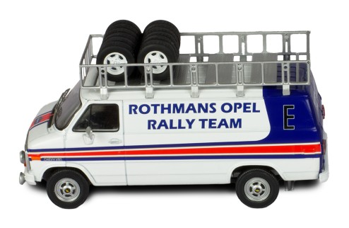 Chevrolet G-series Van, Rothmans Opel Rally team, Rothmans, Assistance with roof rack And wheels, 1983
