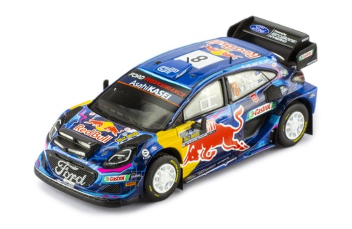 Ford Puma Rally1, No.8, M-sport Ford World Rally team, Red Bull, Rallye WM, Rallye Suécia, O.Tanak M.Jarveoja, 2023