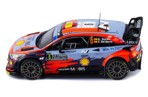 HYUNDAI I20 COUPE WRC 6 D SORDO C DEL BARRIO RALI MONTE CARLO 2021 