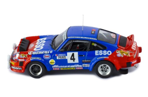 Porsche 911 SC, No.4, equipe Almeras Eminence, Esso, Rallye WM, Rally Monte Carlo , G.Frequelin JF.Fauchille, 1982 