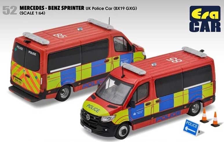 MERCEDES BENZ SPRINTER UK POLICE CAR BX19 GXG 2021