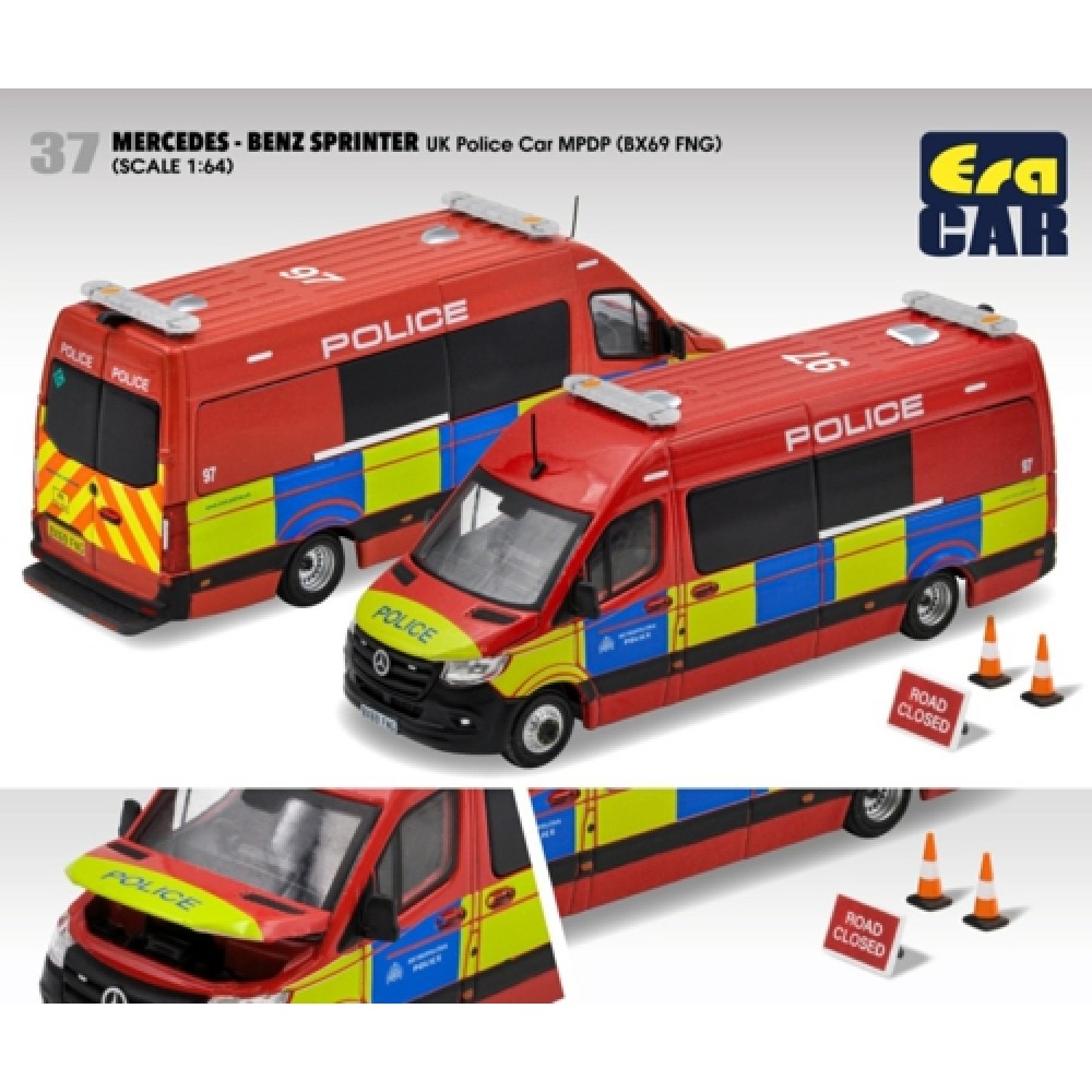 MERCEDES BENZ SPRINTER HK POLICE CAR BX69 FNG