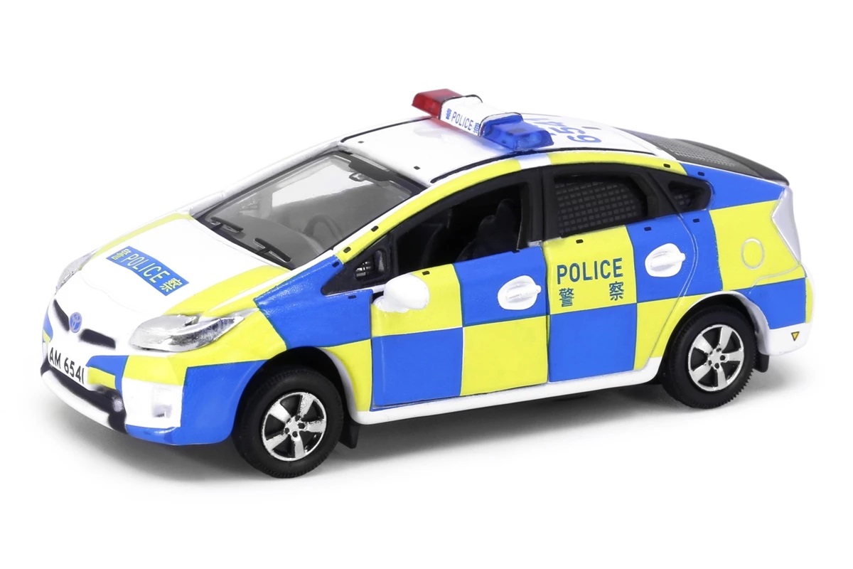 Toyota Prius Police (with mesh window shields) HONG KON G POLICE TRAFIC ATC65051