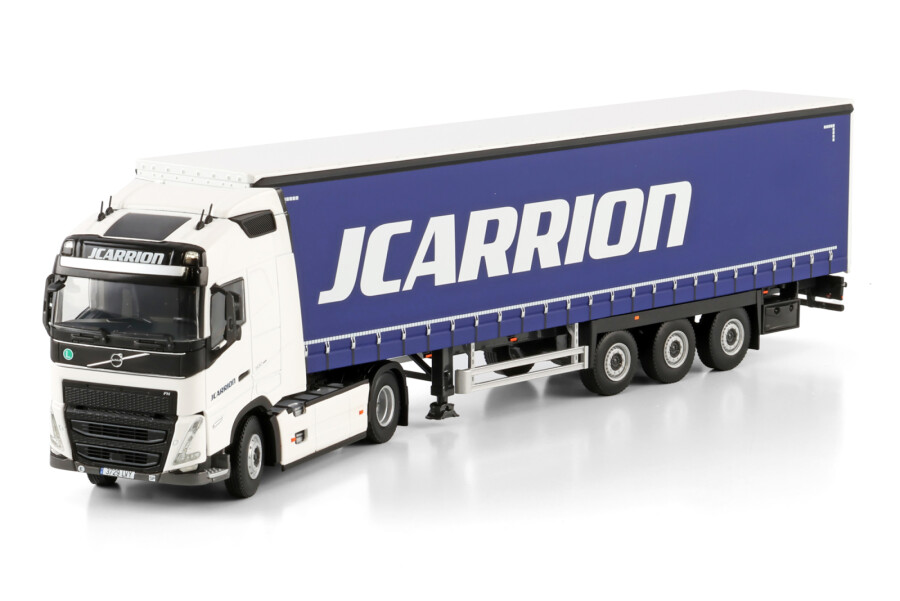 VOLVO FH5 GLOBETROTTER 4X2 REBOQUE DE CORTINA - 3 EIXOS Transportes J. Carrión