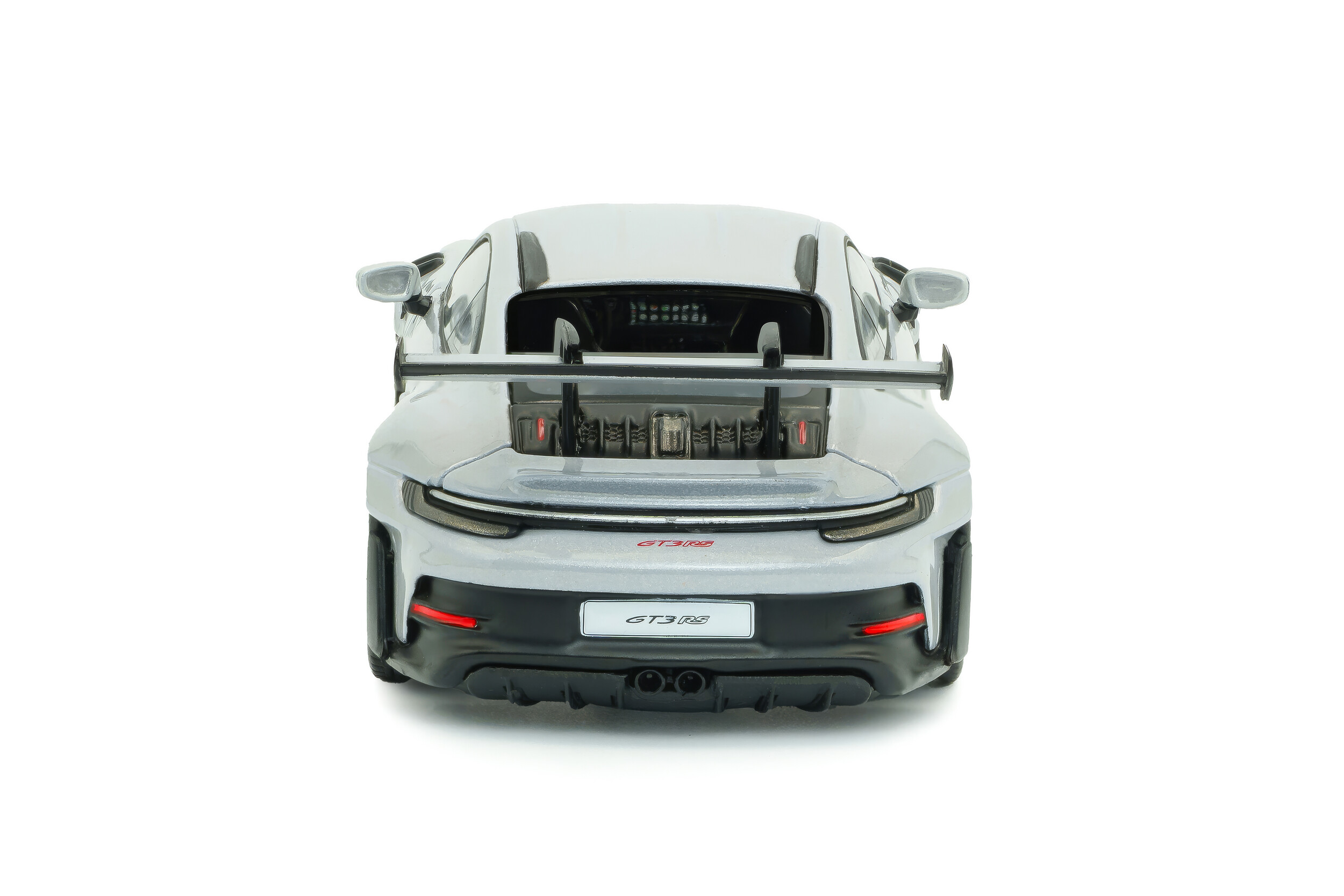 Porsche 911 (992) GT3 RS – Cinza Gelo Metálico com Vermelho Pyro – 2023 
