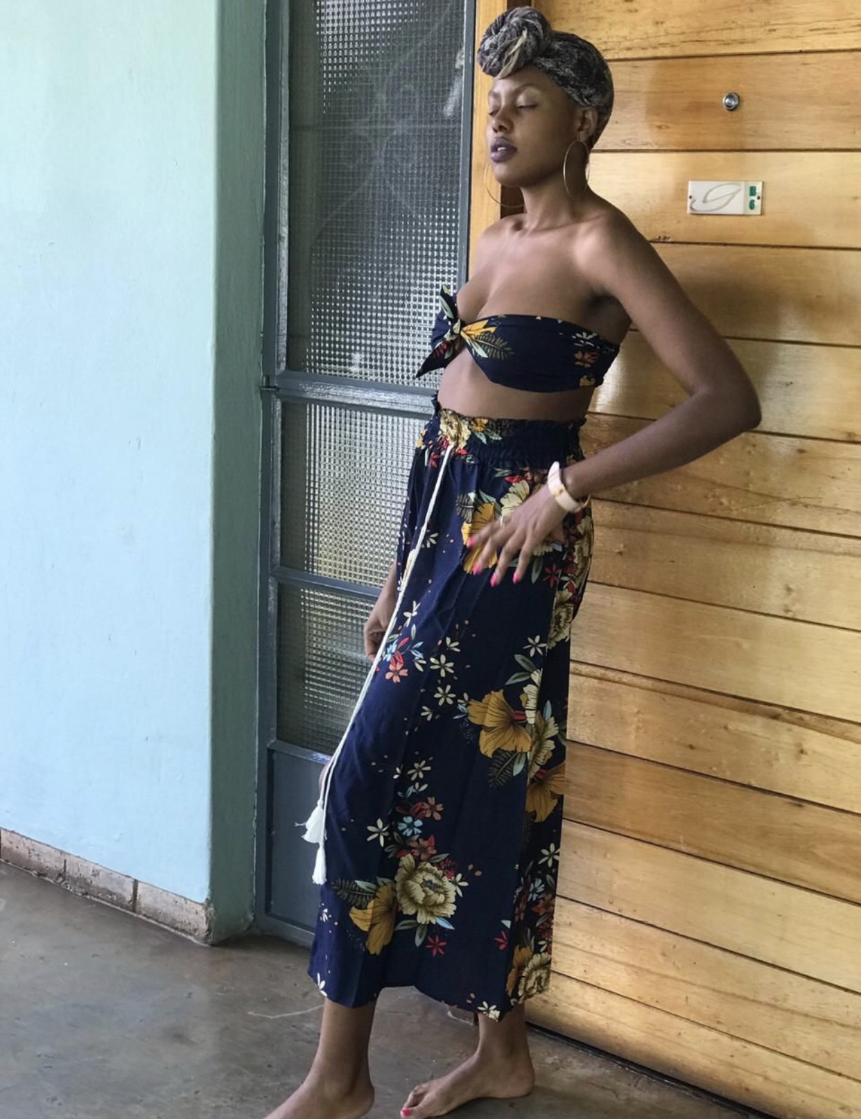 Navy Blue Two piece set (M/L)