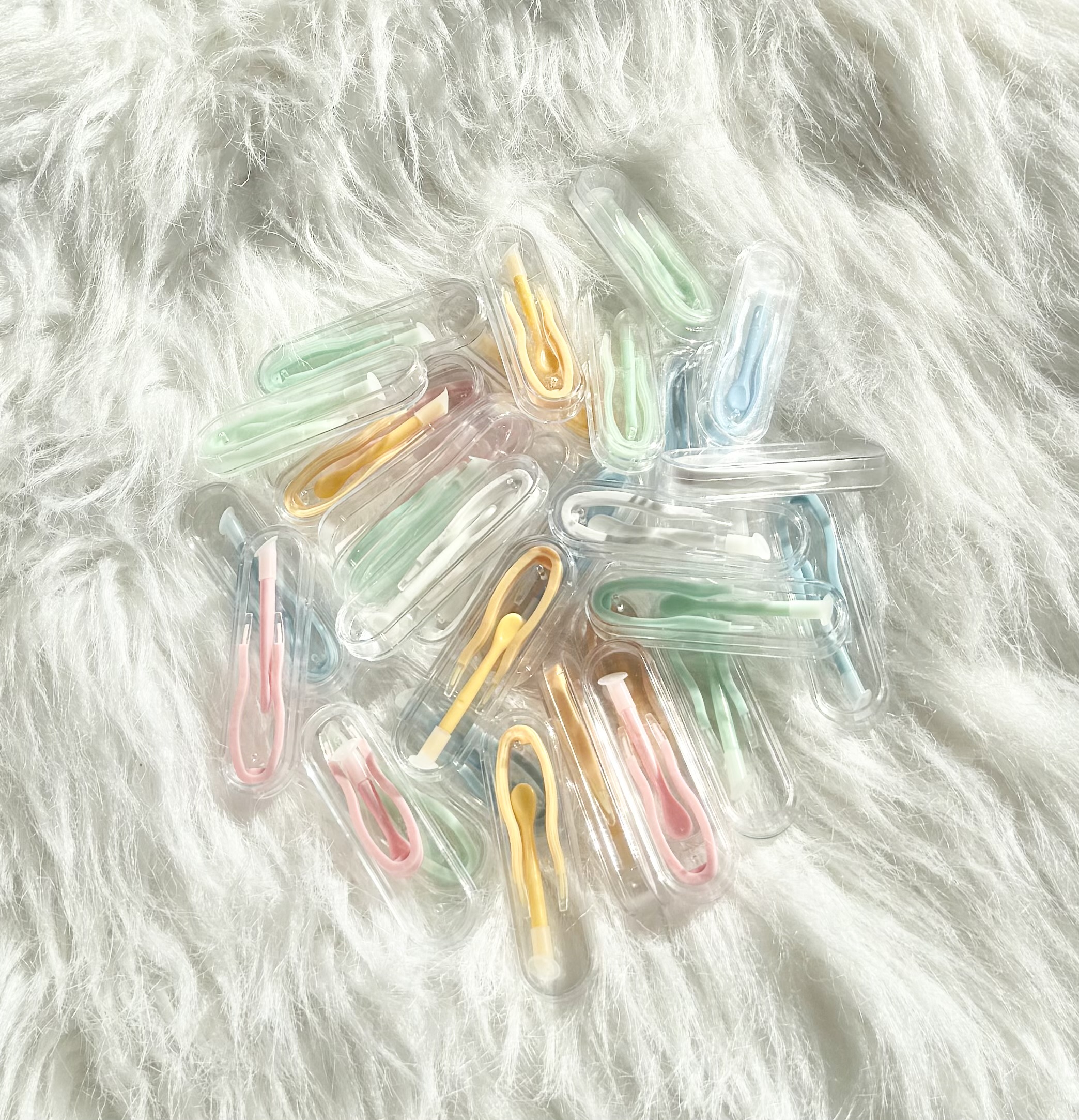 Contact lens stick tool set
