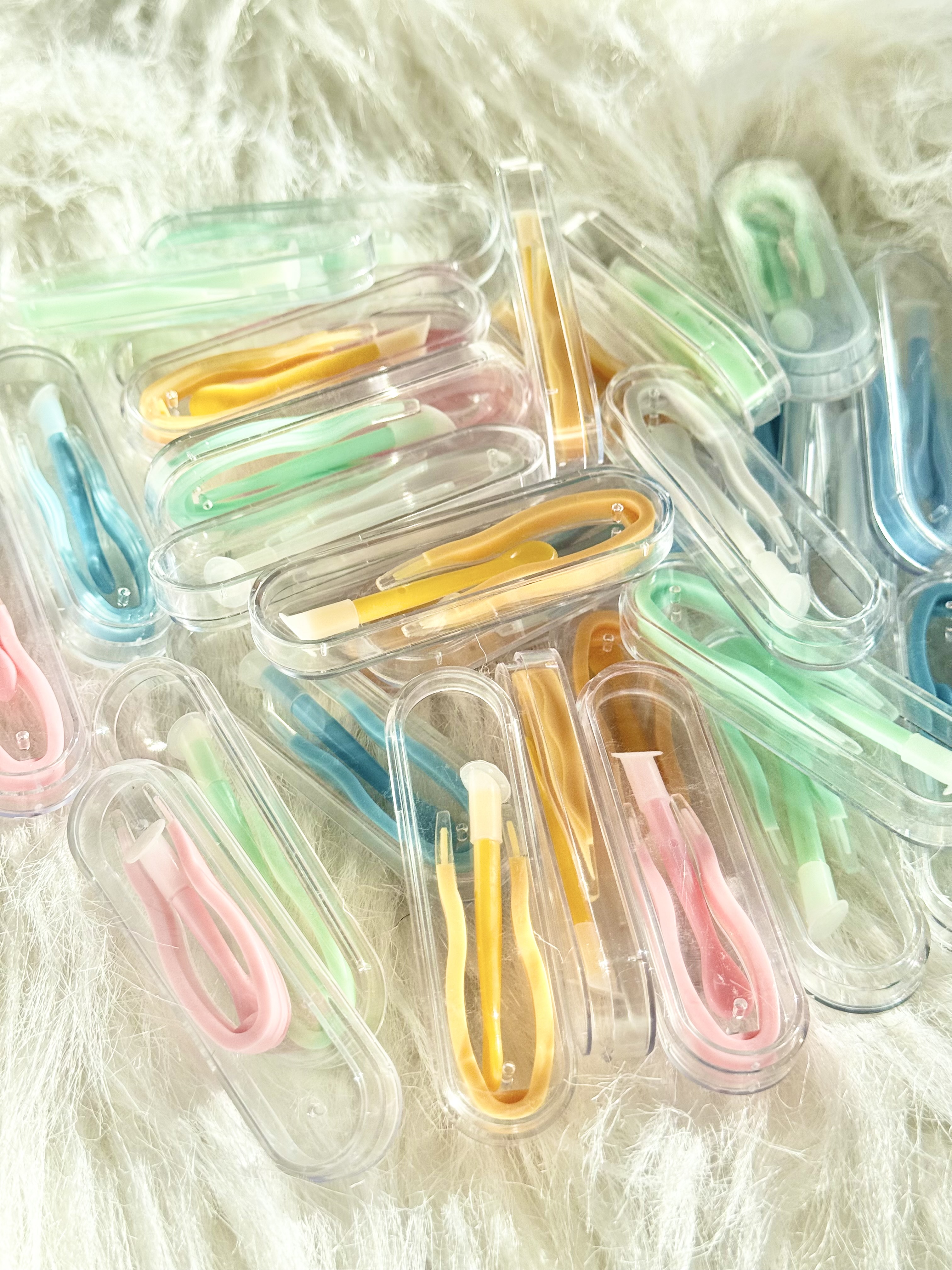 Contact lens stick tool set