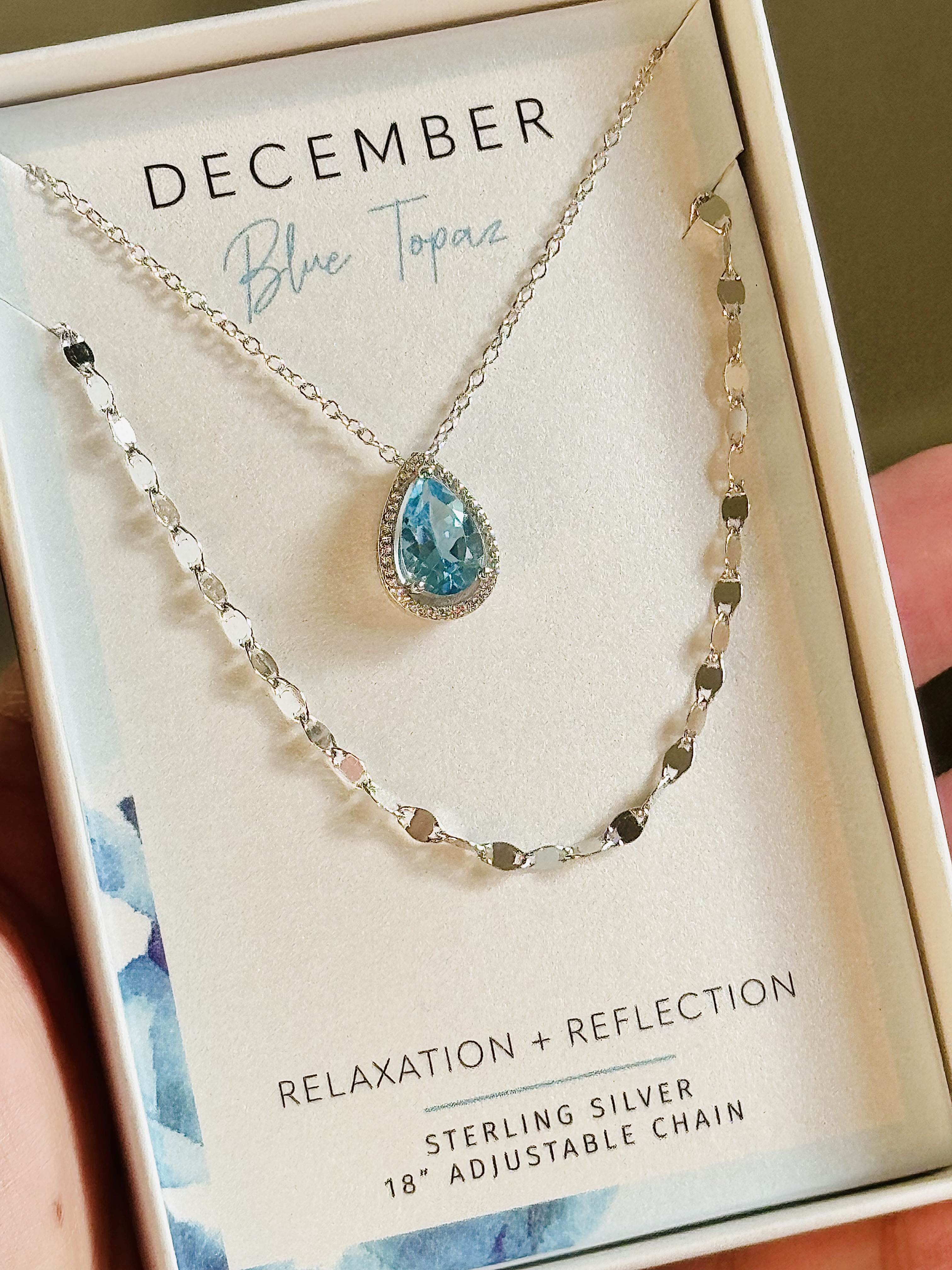 Blue Topaz Necklace set