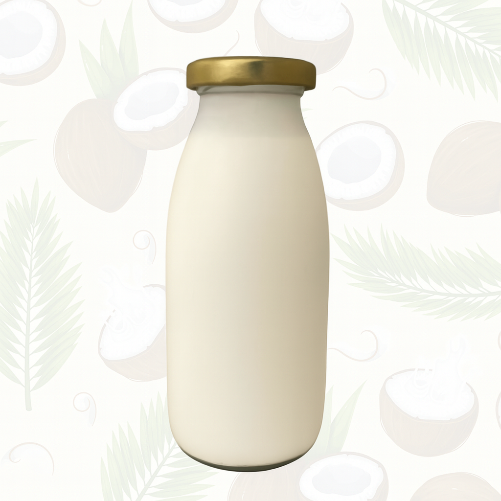 Lait de coco 100% Brut (pressé avec peau) - 250 mL