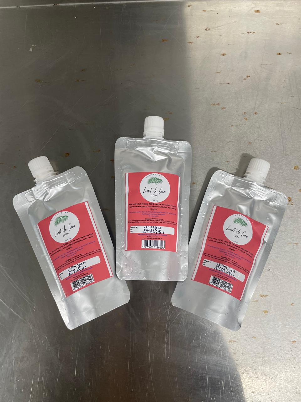 Lait de coco 100% sans peau congelé (200 mL)