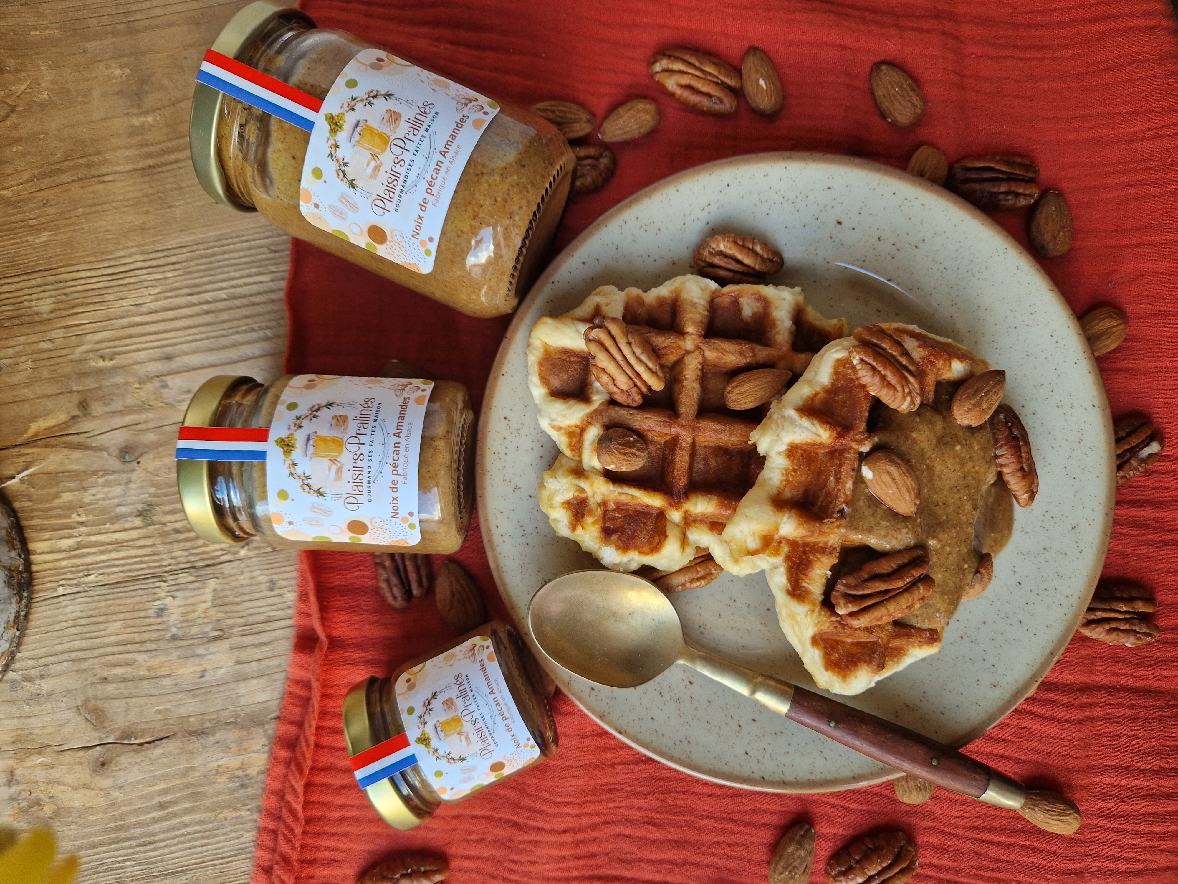Praliné noix de pécan amandes