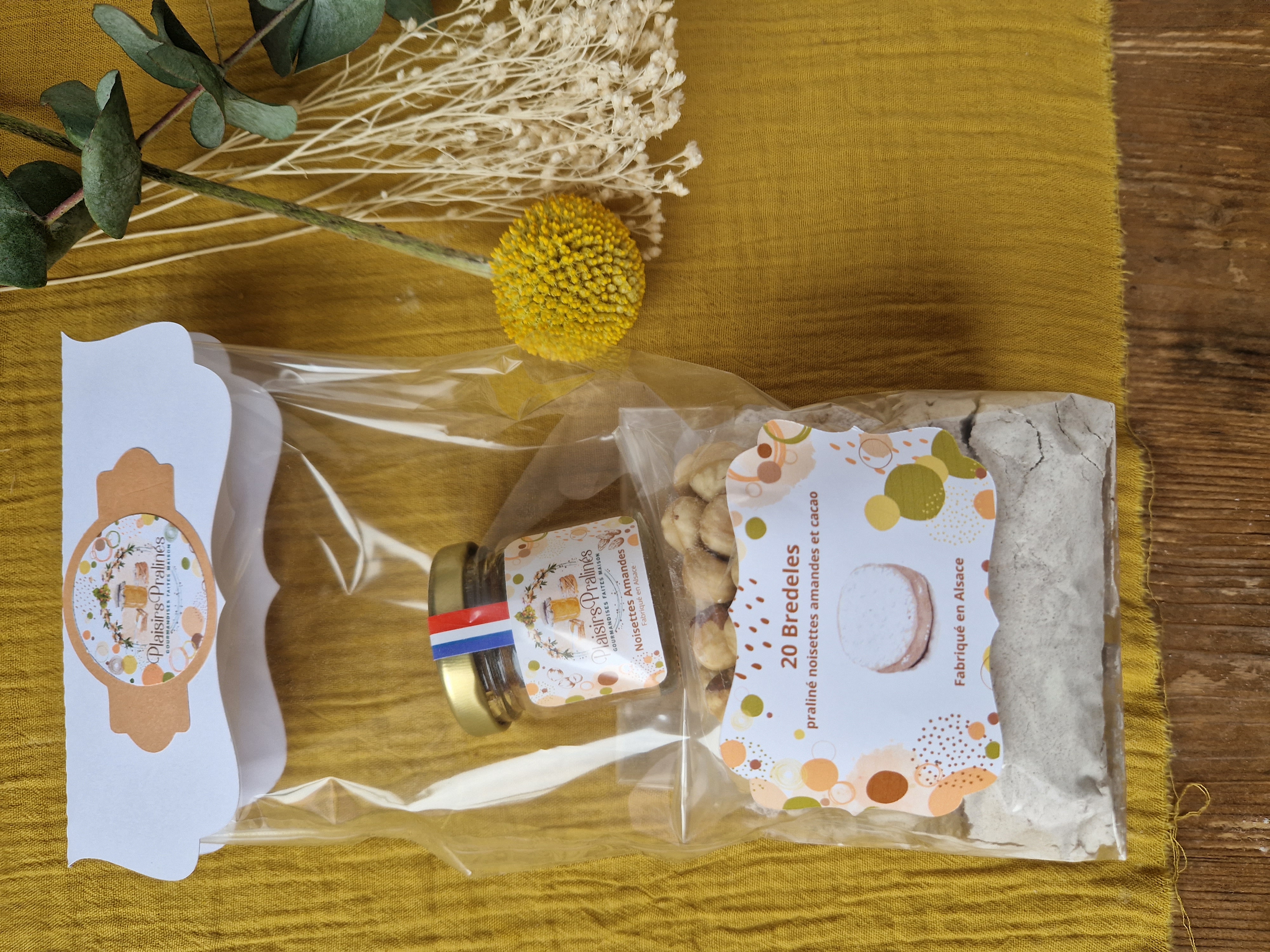 Kit pour 20 bredeles praliné cacao noisettes