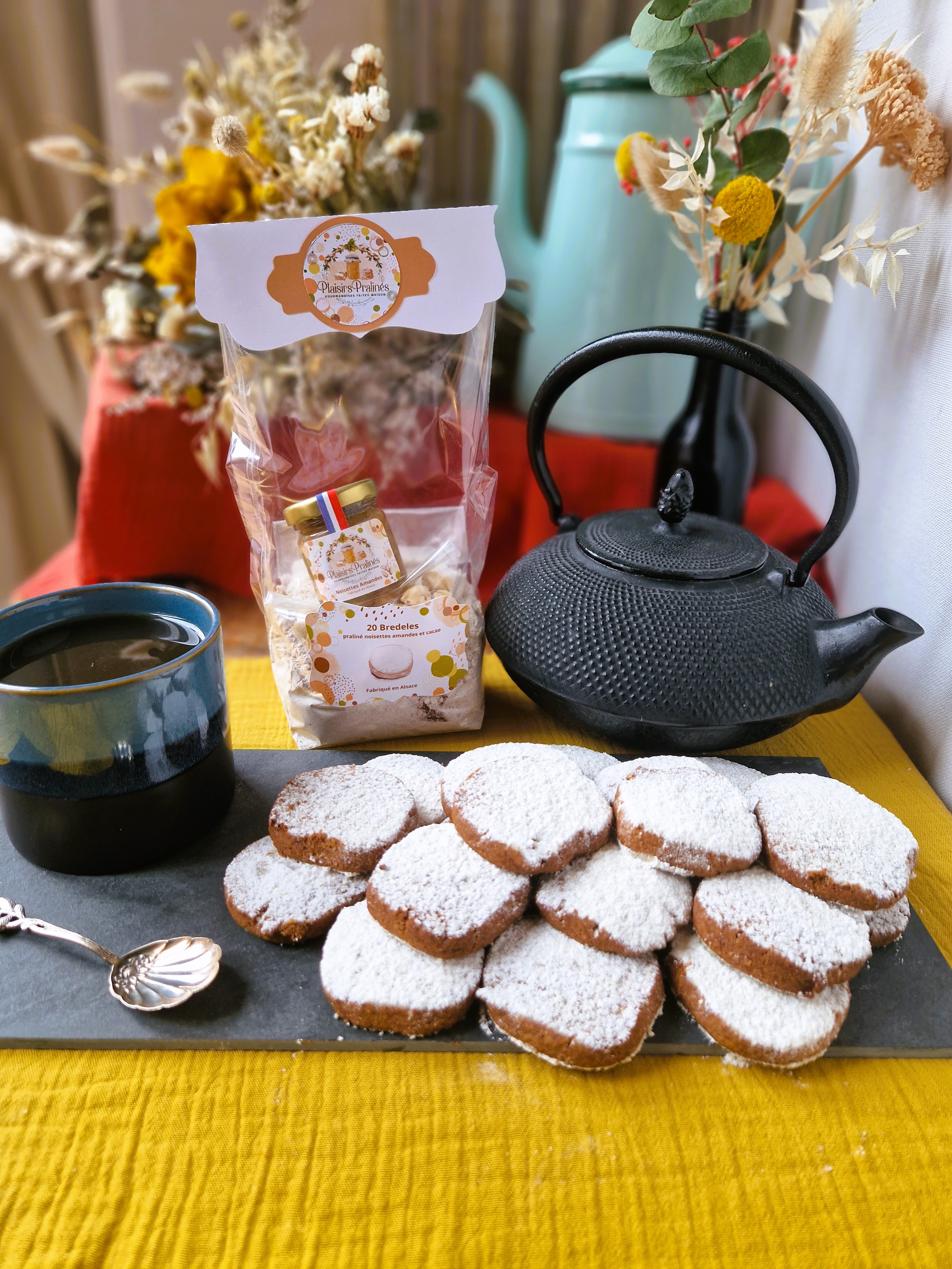Kit pour 20 bredeles praliné cacao noisettes