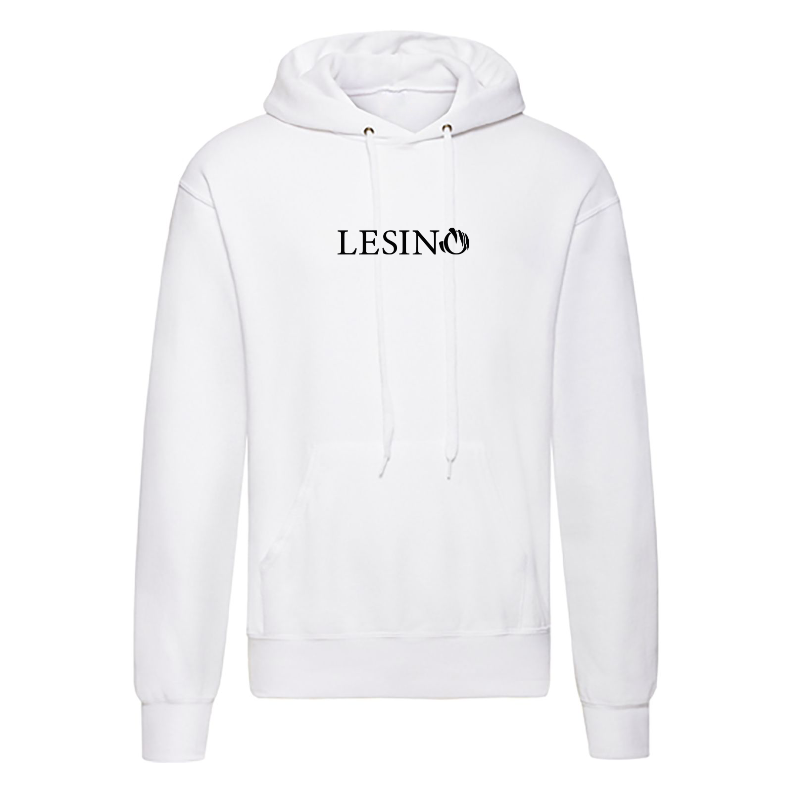Logo back hoodie white