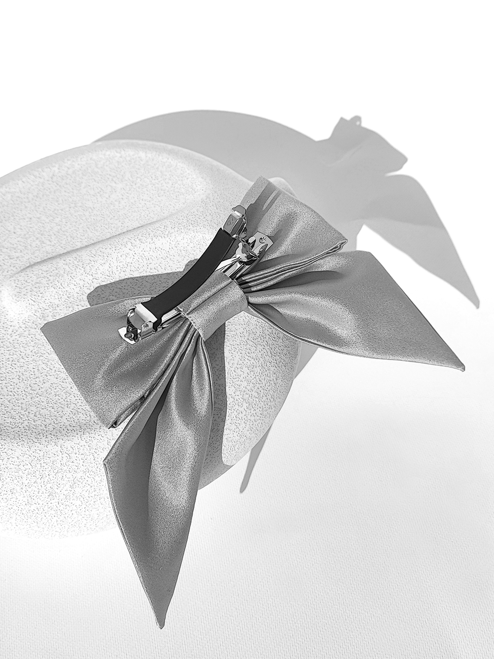 Satino kaspinas plaukams, Dusty Pink