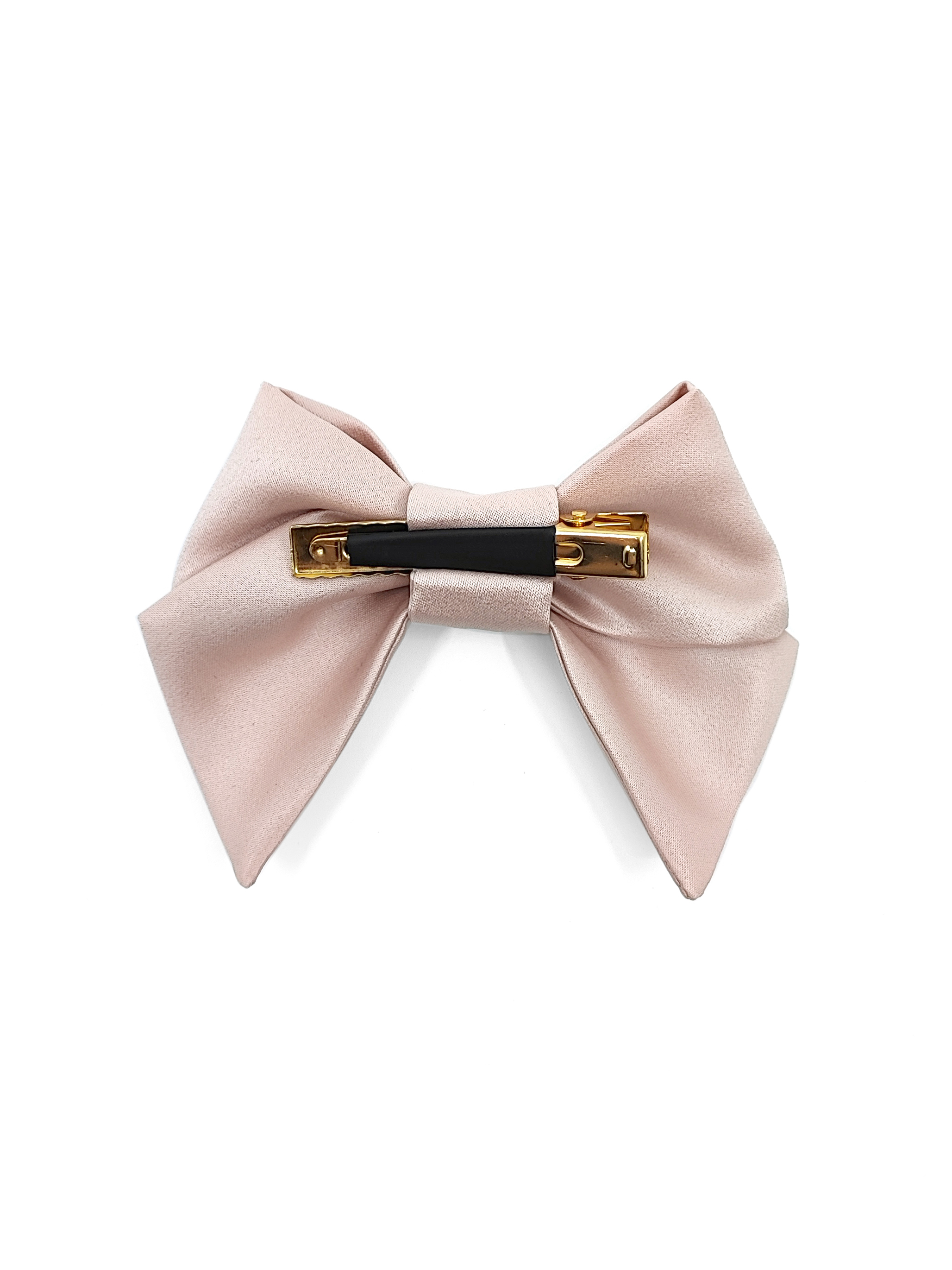 Satino kaspinėlis plaukams, Dusty Pink